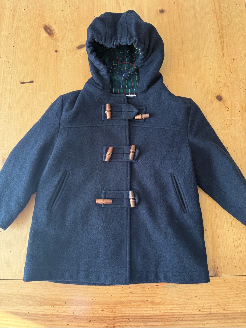 Vintage IMP original wool pea coat-wood toggle
